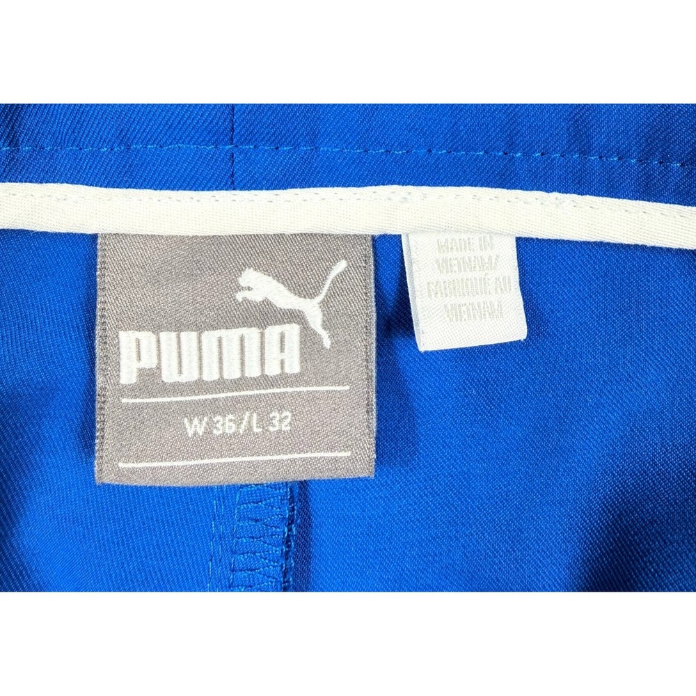 PUMA Golf Pants Men's 36x31Blue Performance Stretch 5 Pocket Straight Leg - Picture 11 of 12